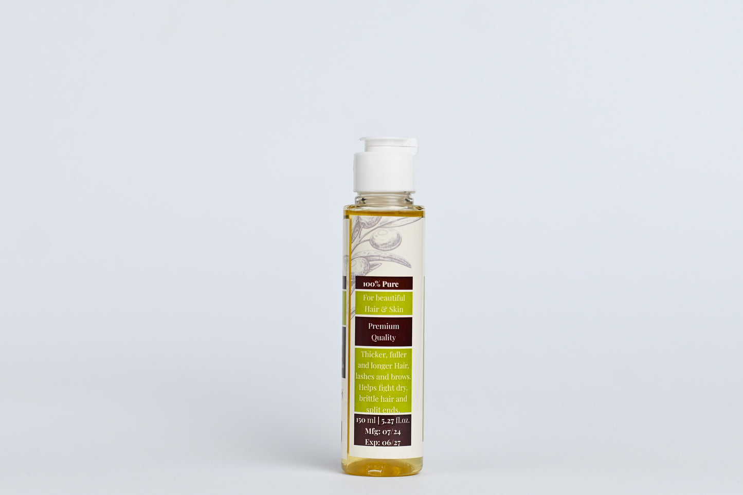 Cold-pressed castor oil in Pakistan for strong, healthy hair and deep hydration.
