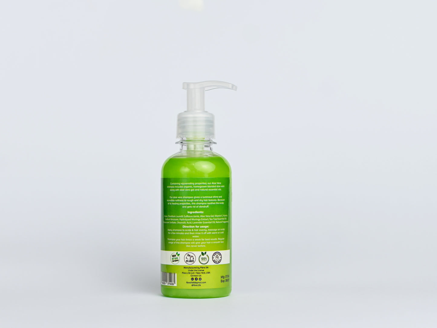 Organic Aloe Vera Shampoo for Hydration & Scalp Care