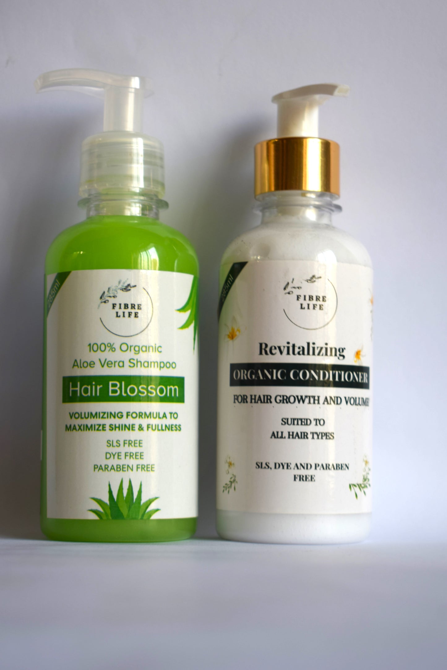 FibreLife's Organic Shampoo + Conditioner Set