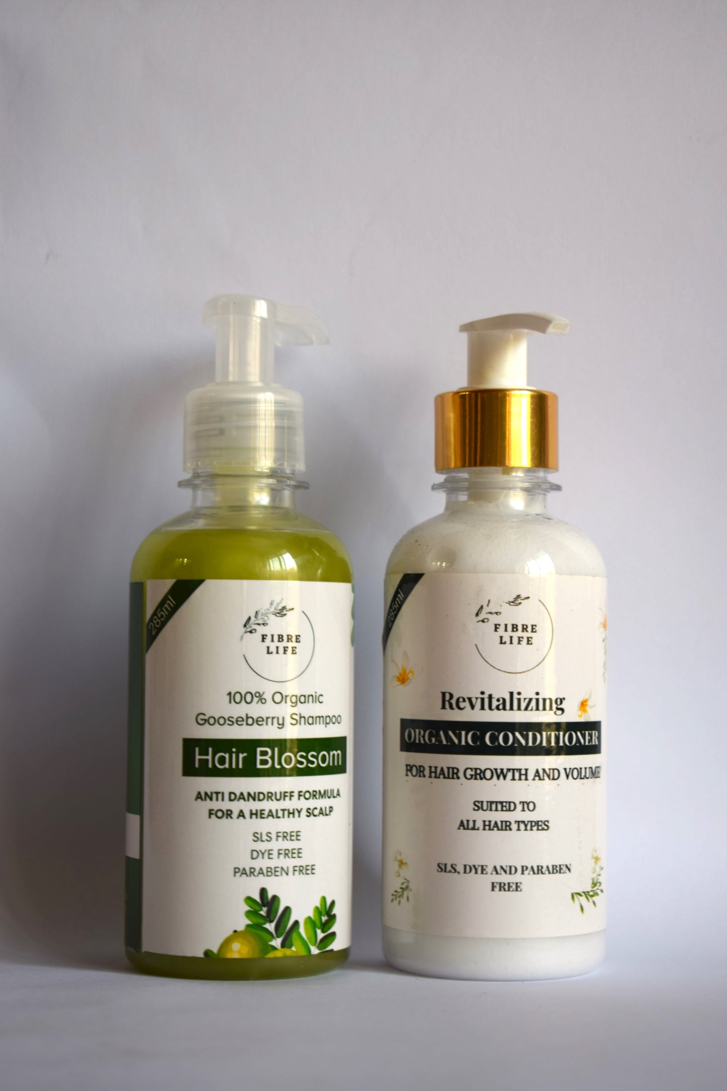 FibreLife's Organic Shampoo + Conditioner Set