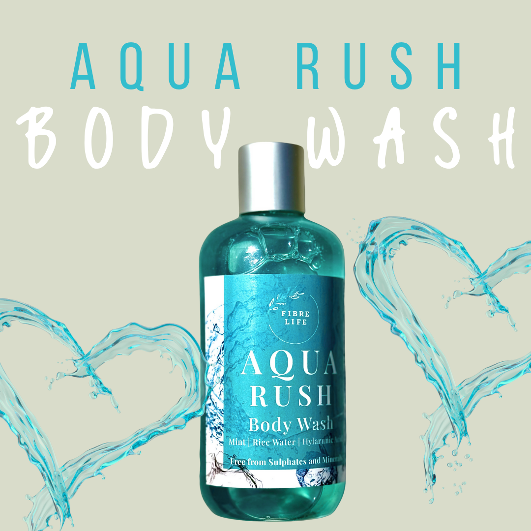 Aqua Rush - Deep Cleansing & Cooling  Shower Gel (SLS-Free)