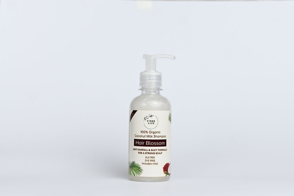 Organic coconut shampoo in Pakistan for smooth, frizz-free, and shiny hair.
