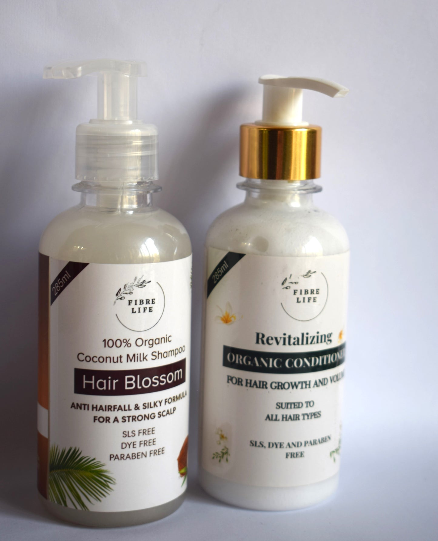 FibreLife's Organic Shampoo + Conditioner Set