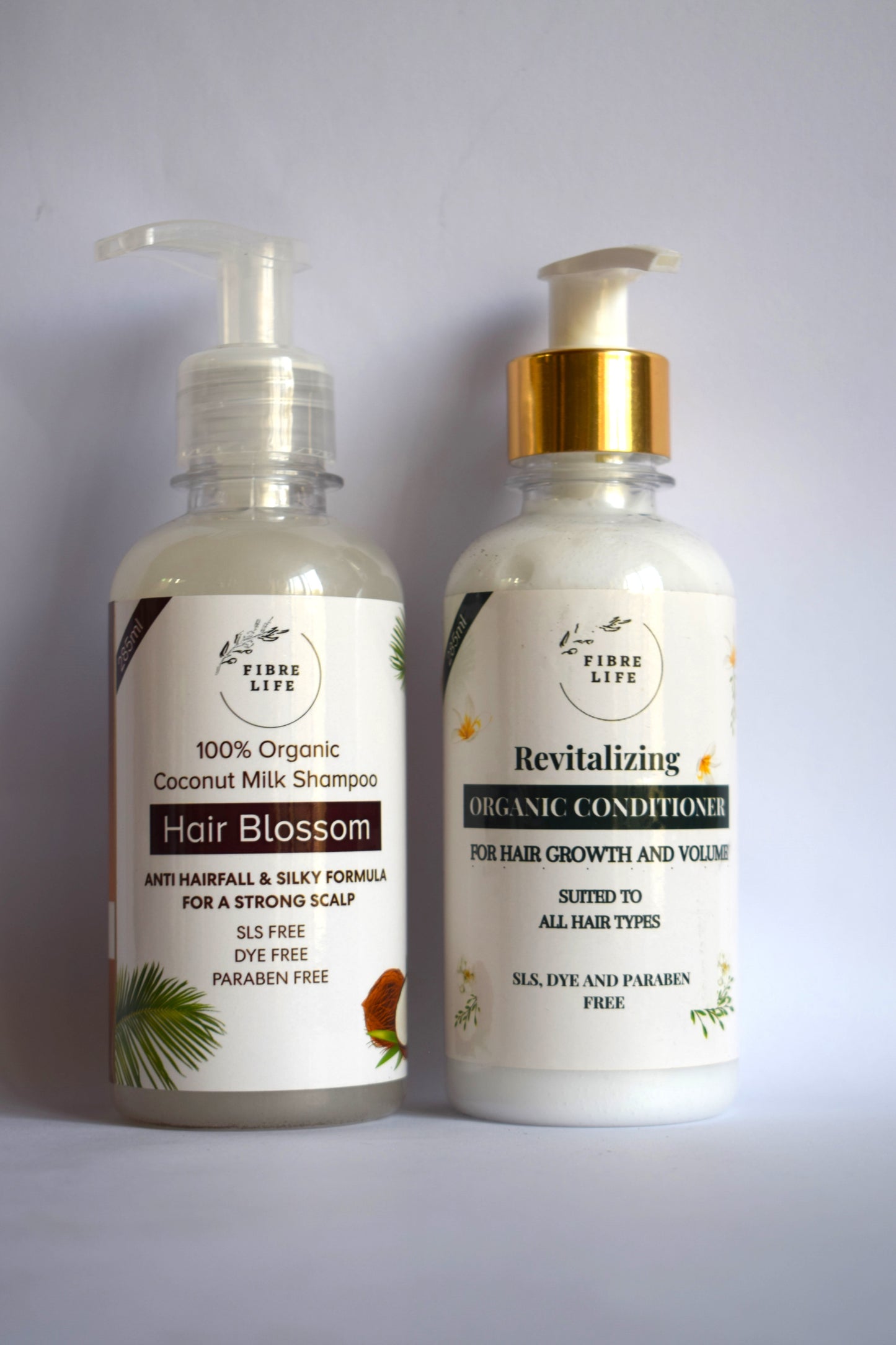 FibreLife's Organic Shampoo + Conditioner Set