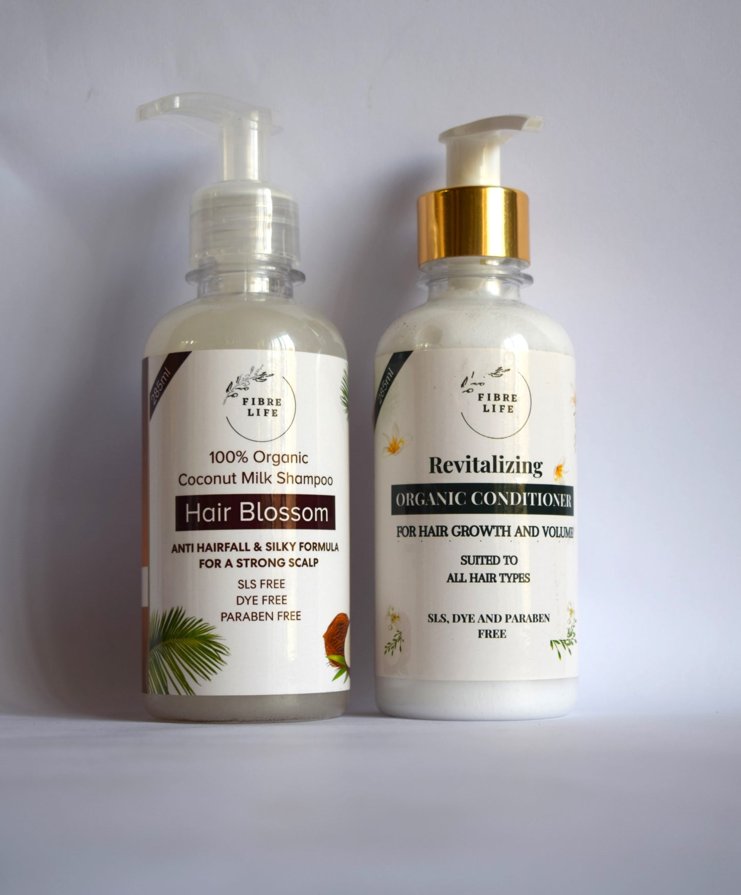 FibreLife's Organic Shampoo + Conditioner Set