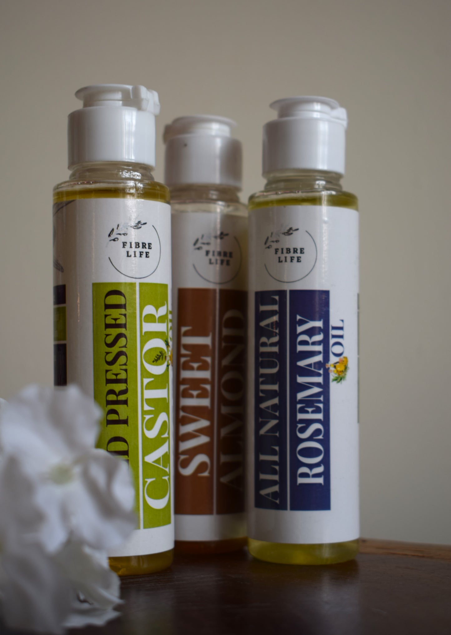 100% pure cold-pressed oils to promote hair growth, hydration, and scalp health.
Multi-purpose oil trio for strengthening hair, moisturizing skin, and reducing dryness.