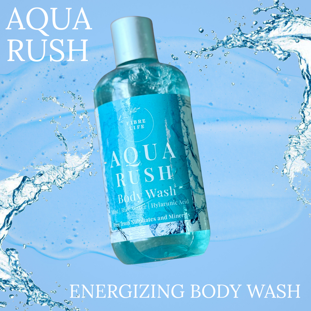 Aqua Rush - Deep Cleansing & Cooling  Shower Gel (SLS-Free)