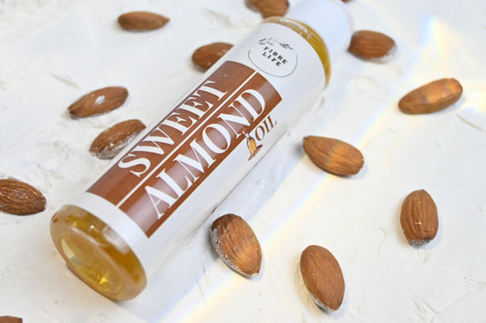 FibreLife Sweet Almond Oil deeply nourishes skin and strengthens hair.