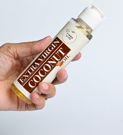 FibreLife Coconut Oil deeply nourishes hair, skin, and scalp with intense hydration.