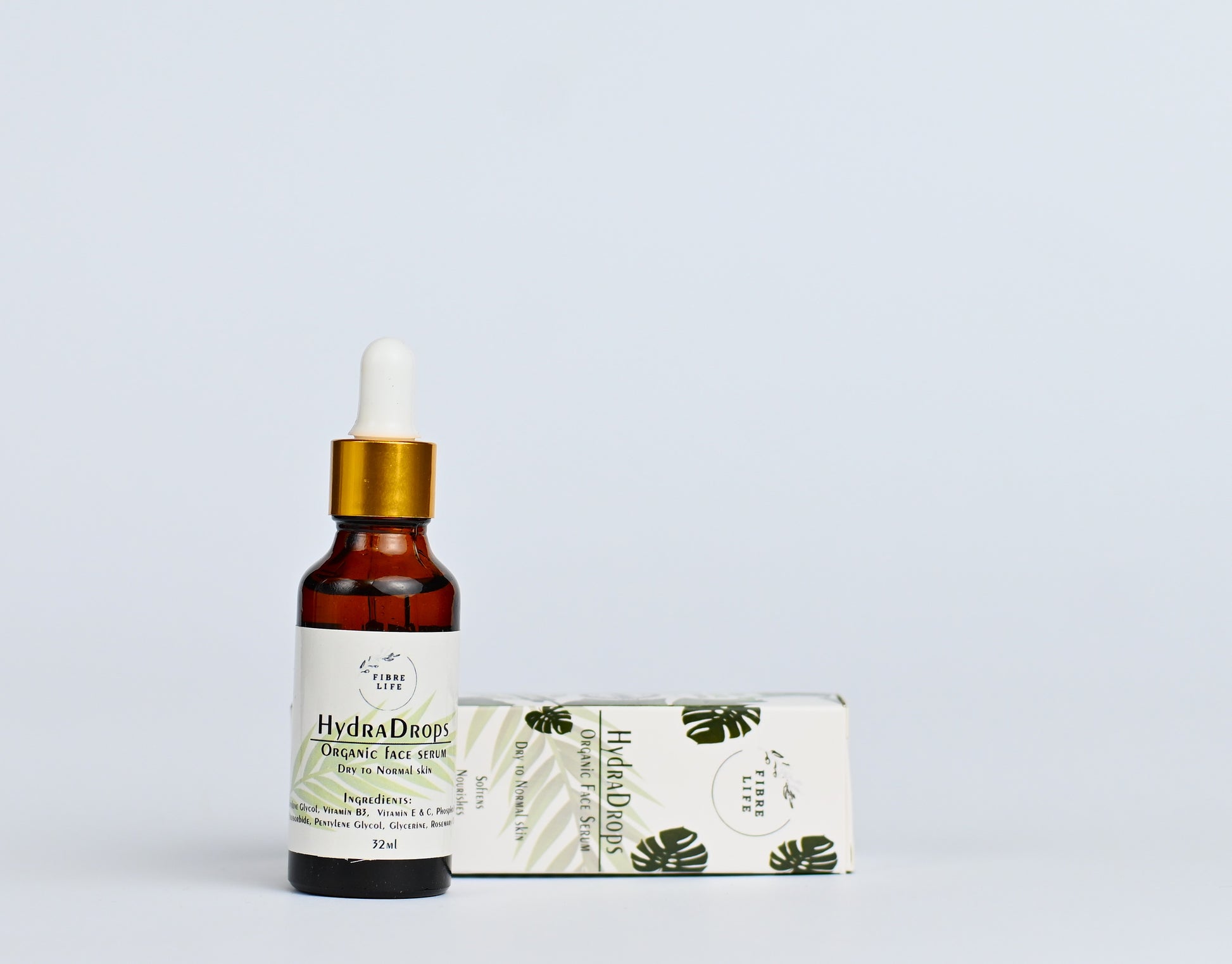 FibreLife Serum Set for glowing skin and healthy, frizz-free hair with nourishing botanical ingredients.
Hydrating face and hair serums infused with natural extracts to combat dryness and promote radiance.