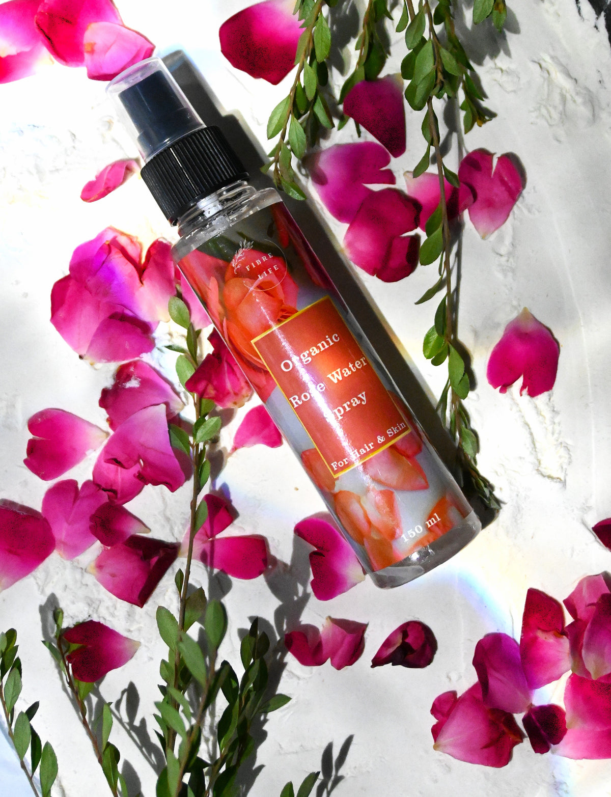 Tonique à L'Eau De Rose 100% Pure - Spray Hydratant Visage, Naturel, Neuf