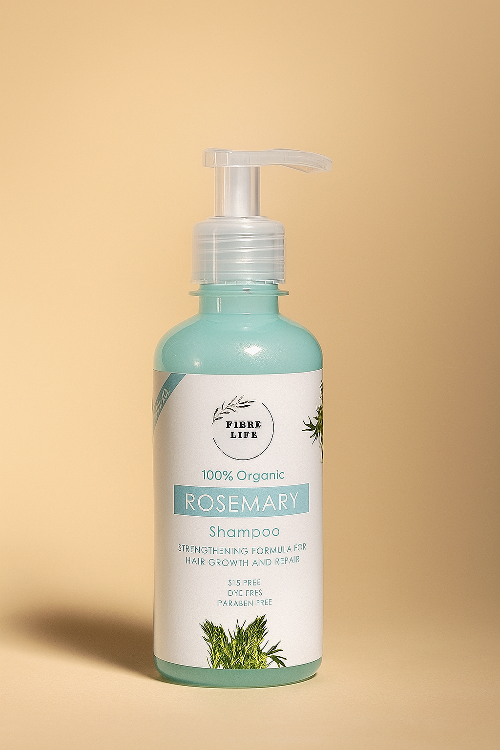 FibreLife rosemary shampoo for hair nourishment and growth support