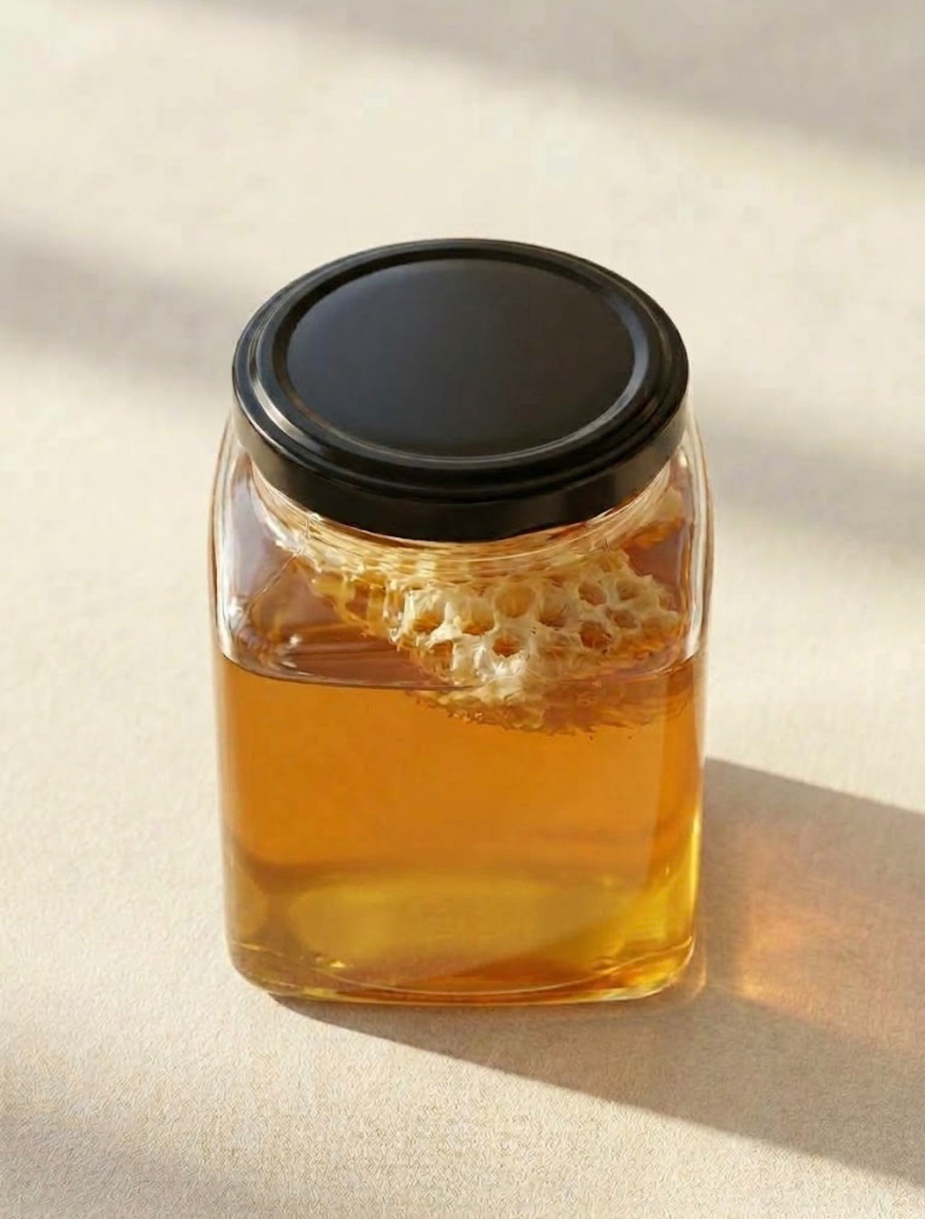 Wild Raw Honey with Honeycomb – 100% Pure & Unfiltered | 500g